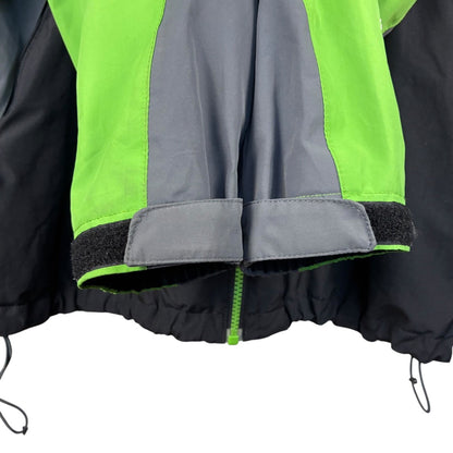 THE NORTH FACE HYVENT 冲锋衣 绿黑色 XL
