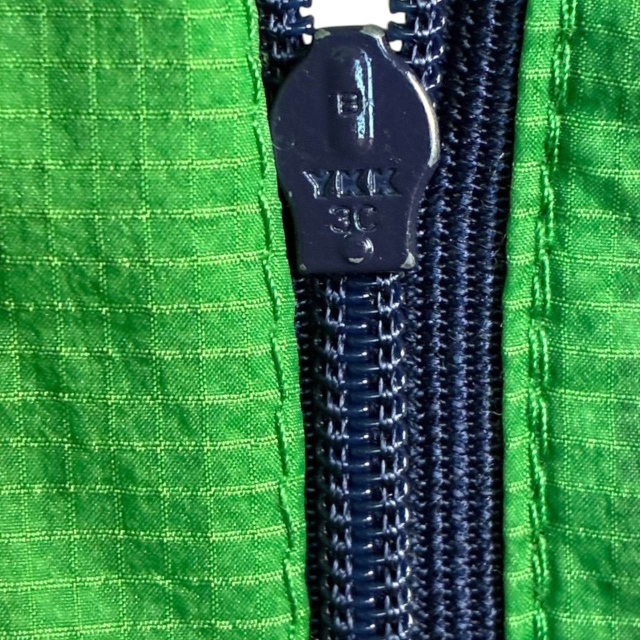 THE NORTH FACE ナイロンジャケット グリーン×ネイビー M