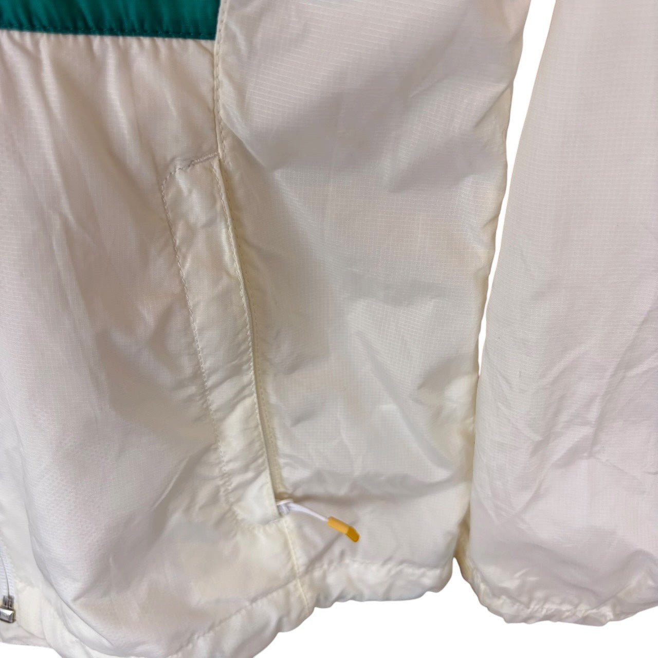 北面 尼龙夹克 女款 绿白拼色 M码