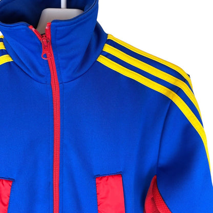 adidas 阿迪达斯 运动夹克 蓝红色 S