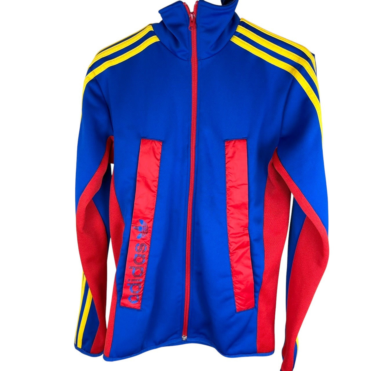 adidas 阿迪达斯 运动夹克 蓝红色 S