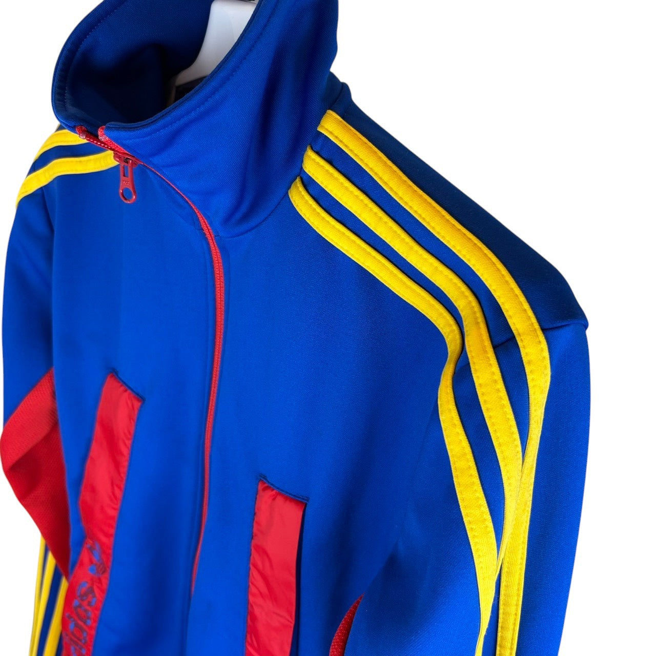 adidas 阿迪达斯 运动夹克 蓝红色 S