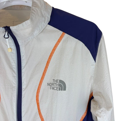 THE NORTH FACE 尼龙夹克 女式 白色×海军蓝×橙色 XL