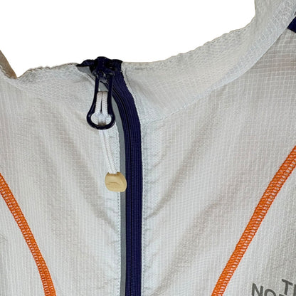 THE NORTH FACE 尼龙夹克 女式 白色×海军蓝×橙色 XL