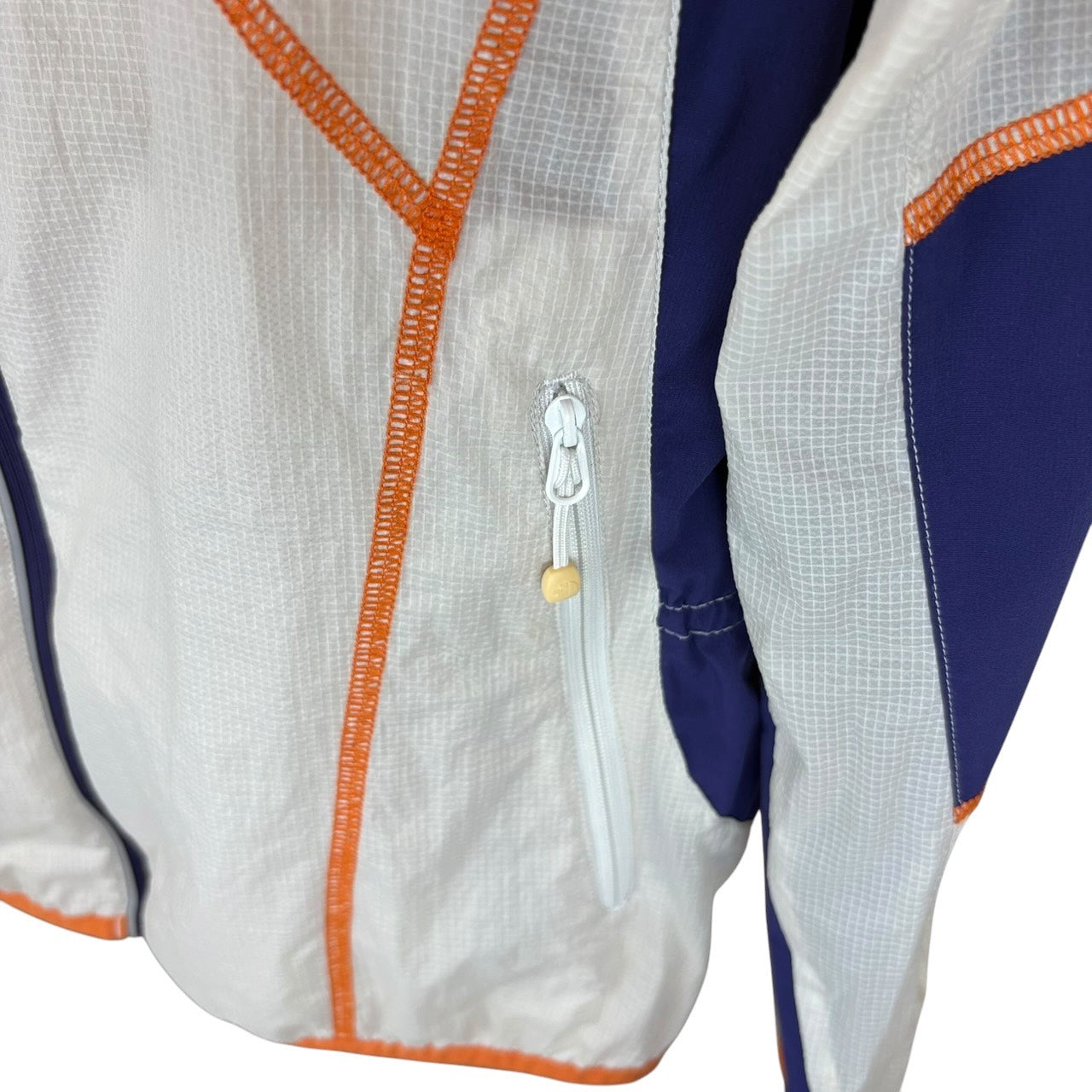 THE NORTH FACE 尼龙夹克 女式 白色×海军蓝×橙色 XL
