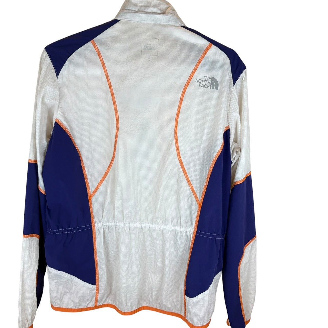 THE NORTH FACE 尼龙夹克 女式 白色×海军蓝×橙色 XL