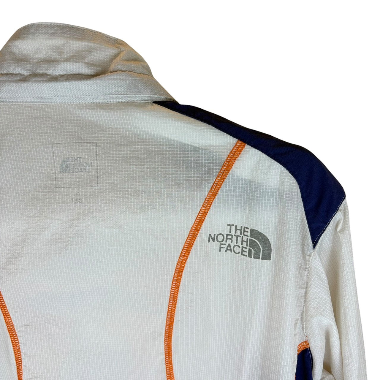 THE NORTH FACE 尼龙夹克 女式 白色×海军蓝×橙色 XL