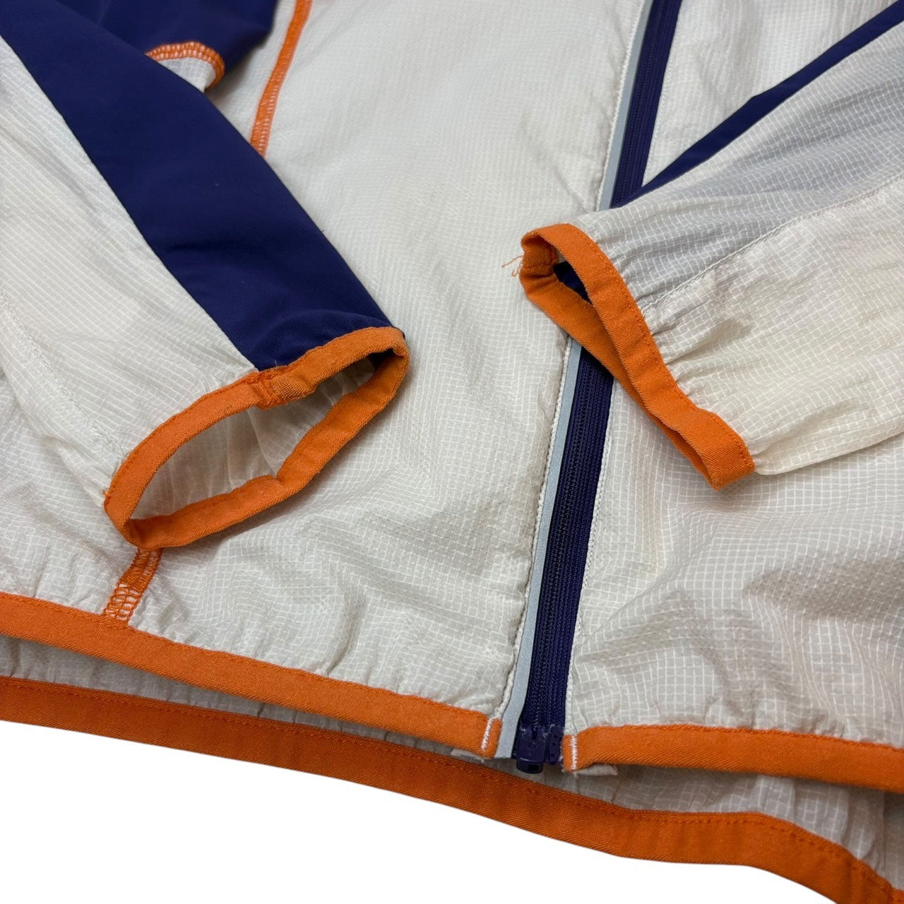THE NORTH FACE 尼龙夹克 女式 白色×海军蓝×橙色 XL