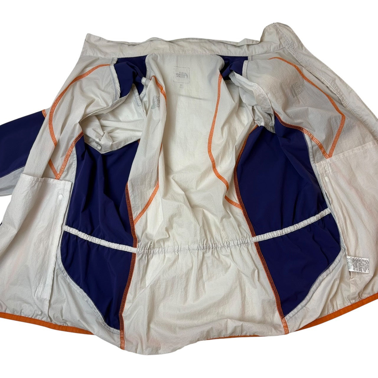 THE NORTH FACE 尼龙夹克 女式 白色×海军蓝×橙色 XL