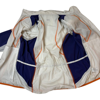 THE NORTH FACE 尼龙夹克 女式 白色×海军蓝×橙色 XL