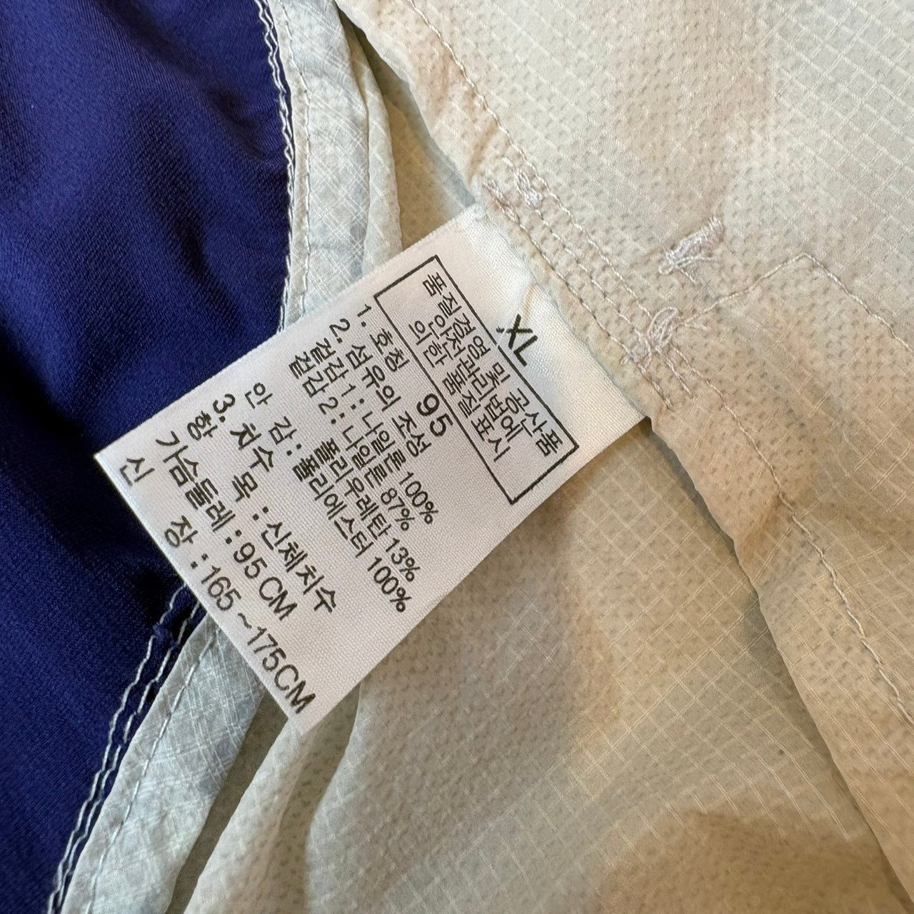 THE NORTH FACE 尼龙夹克 女式 白色×海军蓝×橙色 XL