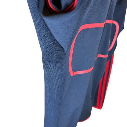 adidas 阿迪达斯 运动夹克 Firebird 海军蓝×红色 XS