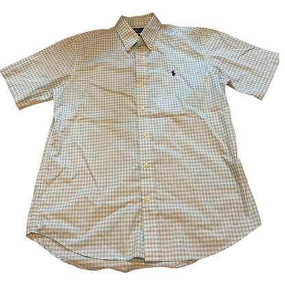 Polo Ralph Lauren 半袖シャツ チェック ボタンダウン  2XL(3L)