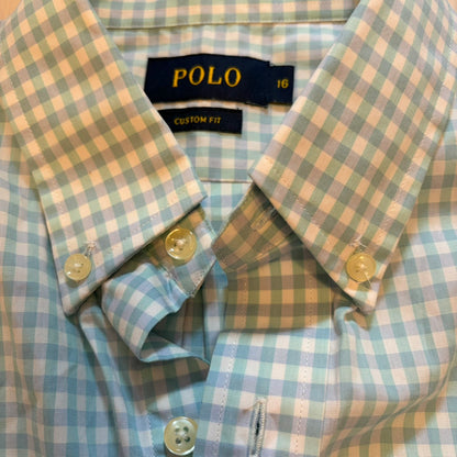 Polo Ralph Lauren 半袖シャツ チェック ボタンダウン  2XL(3L)