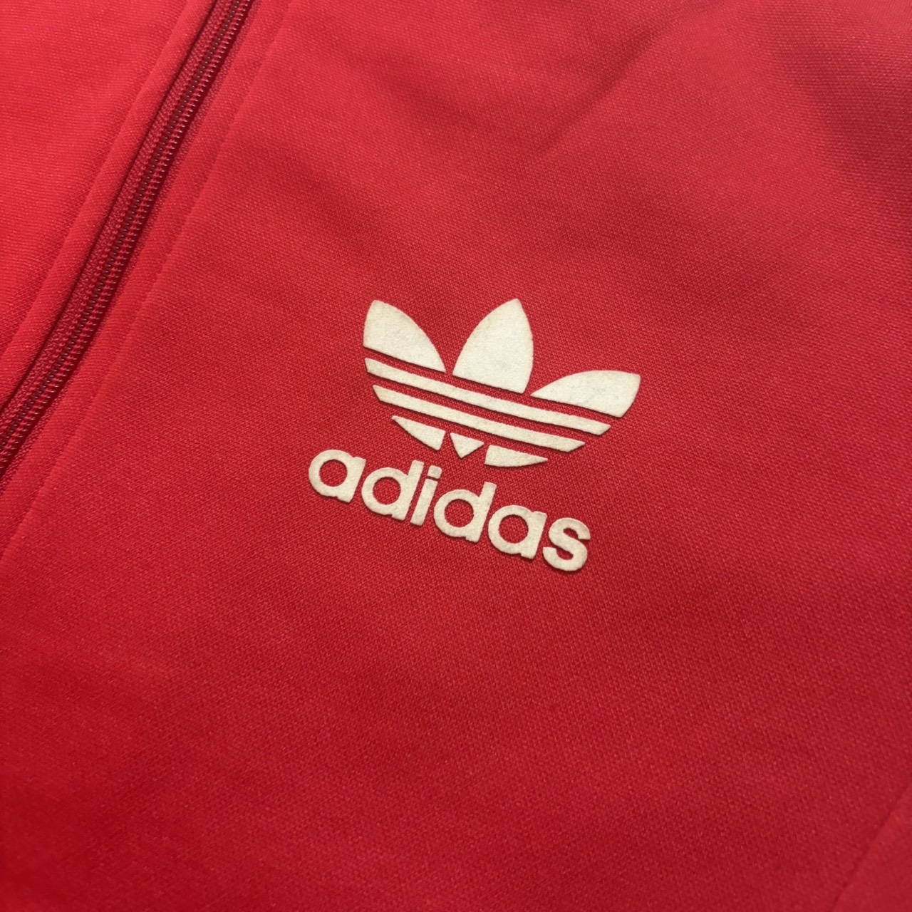 adidas アディダス トラックジャケット レッド S