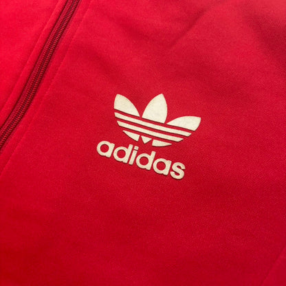 adidas アディダス トラックジャケット レッド S