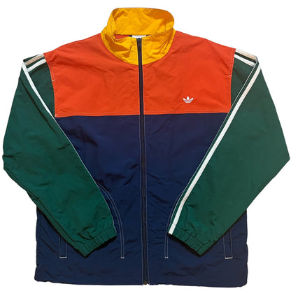 adidas アディダス ナイロンジャケット マルチカラー L