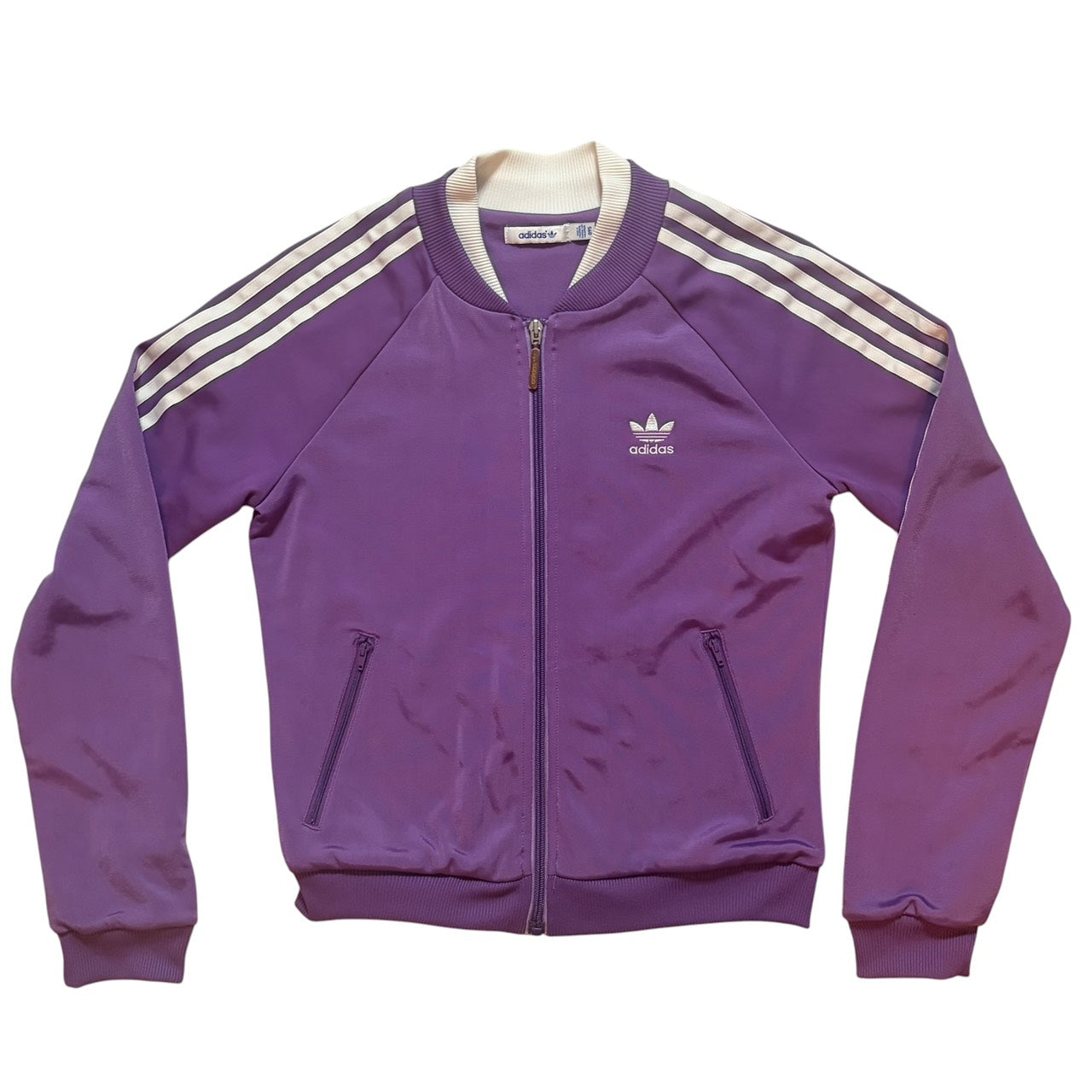 adidas アディダス スーパーガールシリーズ トラックジャケット パープル M