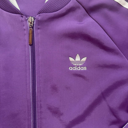 adidas アディダス スーパーガールシリーズ トラックジャケット パープル M