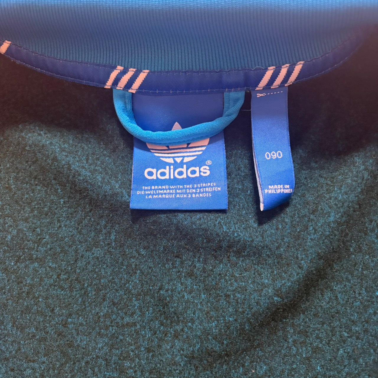 adidas アディダス ストリートダイバー トラックジャケット ブルー×ブラック  M