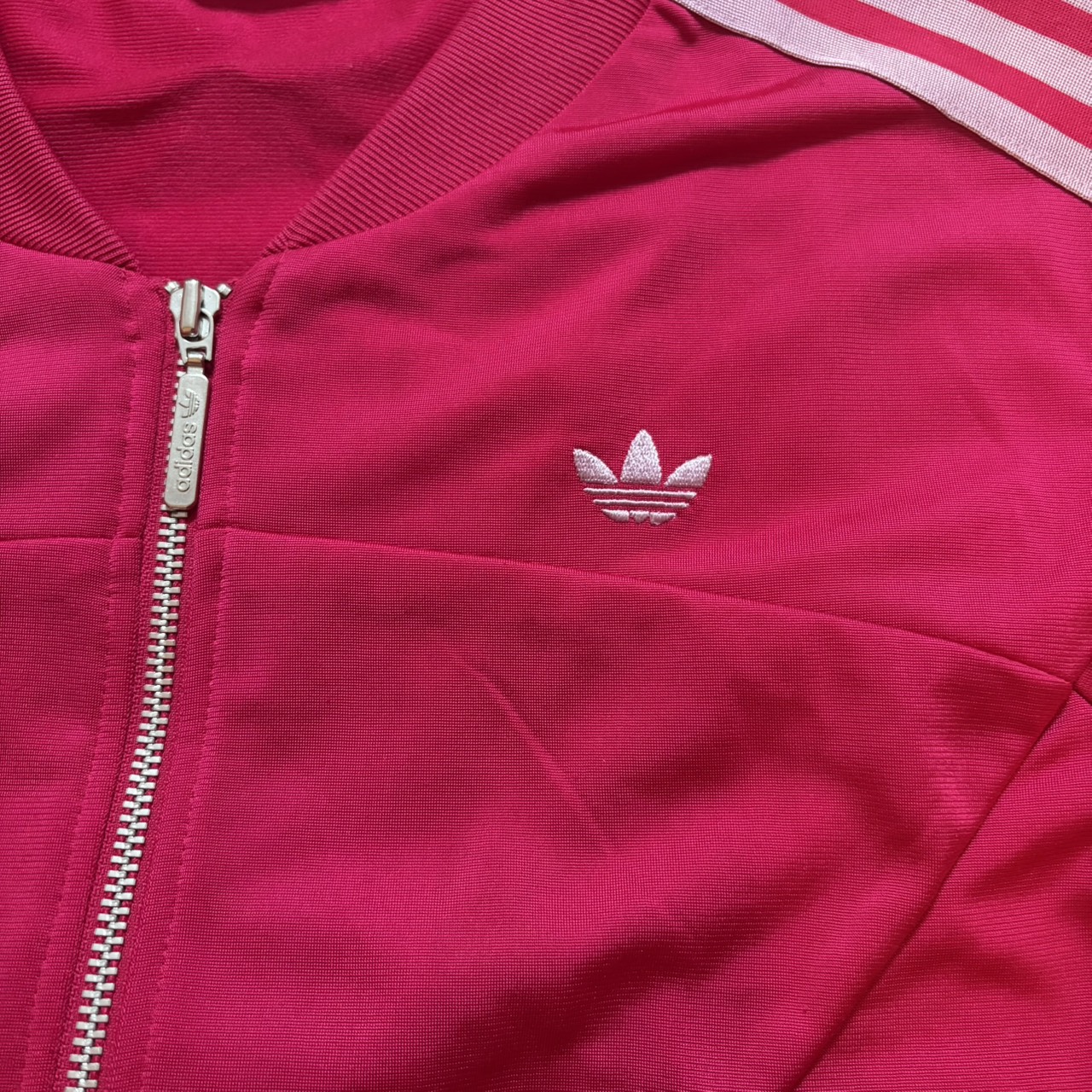 adidas アディダス トラックジャケット ジャージ ピンク L