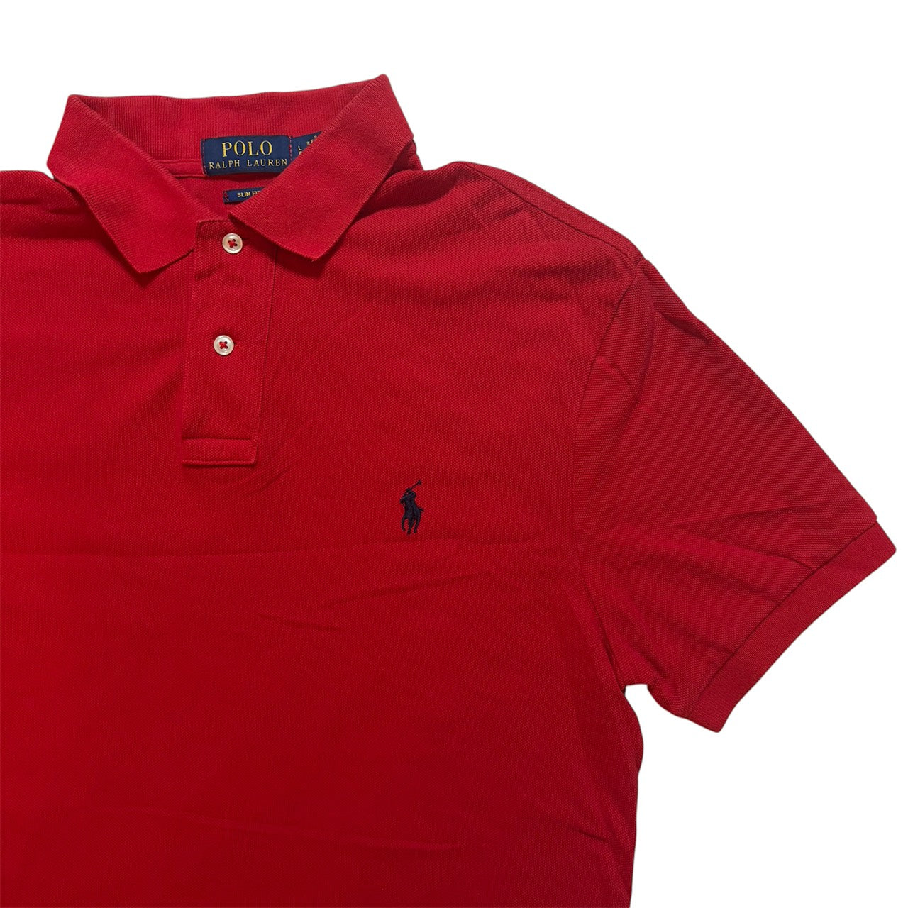 POLO RALPH LAUREN ポロ ラルフローレン ポロシャツ レッド 半袖 XL