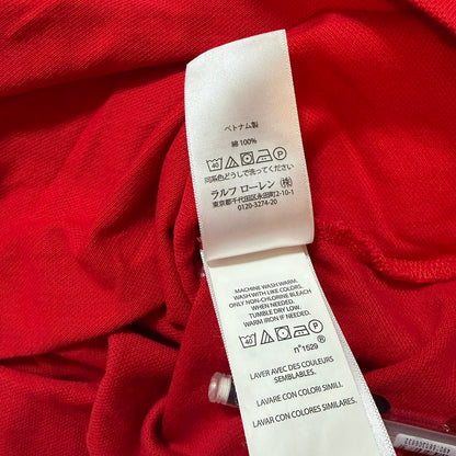 POLO RALPH LAUREN ポロ ラルフローレン ポロシャツ レッド 半袖 XL