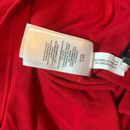 POLO RALPH LAUREN ポロ ラルフローレン ポロシャツ レッド 半袖 XL