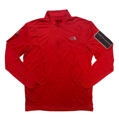 ノースフェイス ロングスリーブ SUMMIT SERIES レッド XL