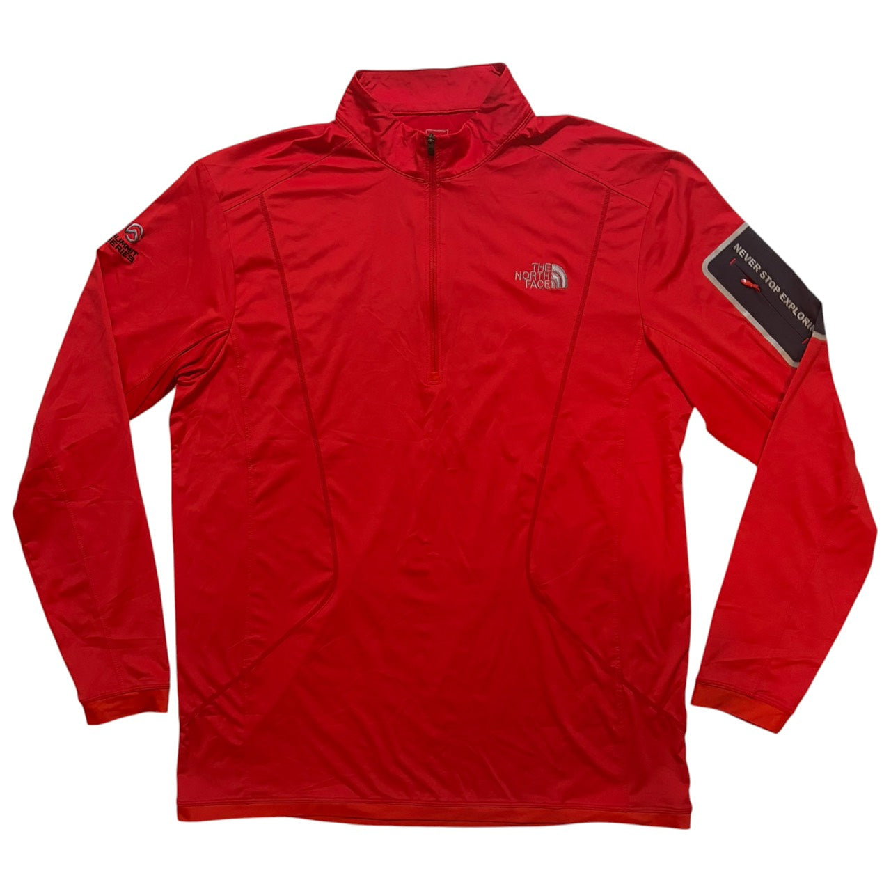 ノースフェイス ロングスリーブ SUMMIT SERIES レッド XL