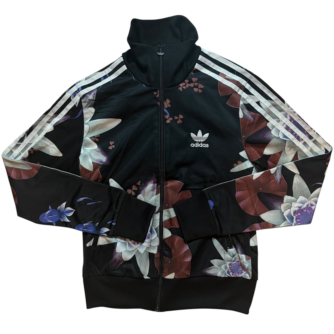 adidas アディダス LOTUS PRINT TT トラックジャケット 花柄 S