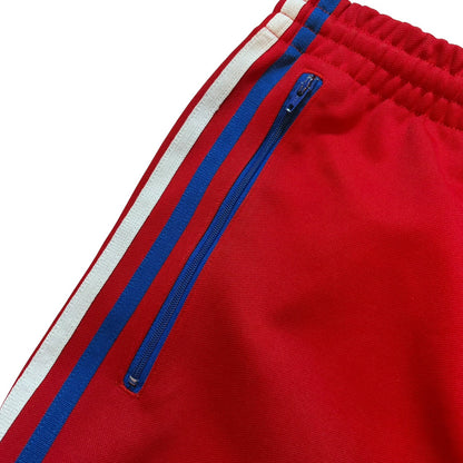 adidas アディダス トラックパンツ ジャージ ファイヤーバード レッドxブルー M