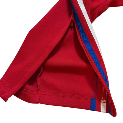adidas アディダス トラックパンツ ジャージ ファイヤーバード レッドxブルー M