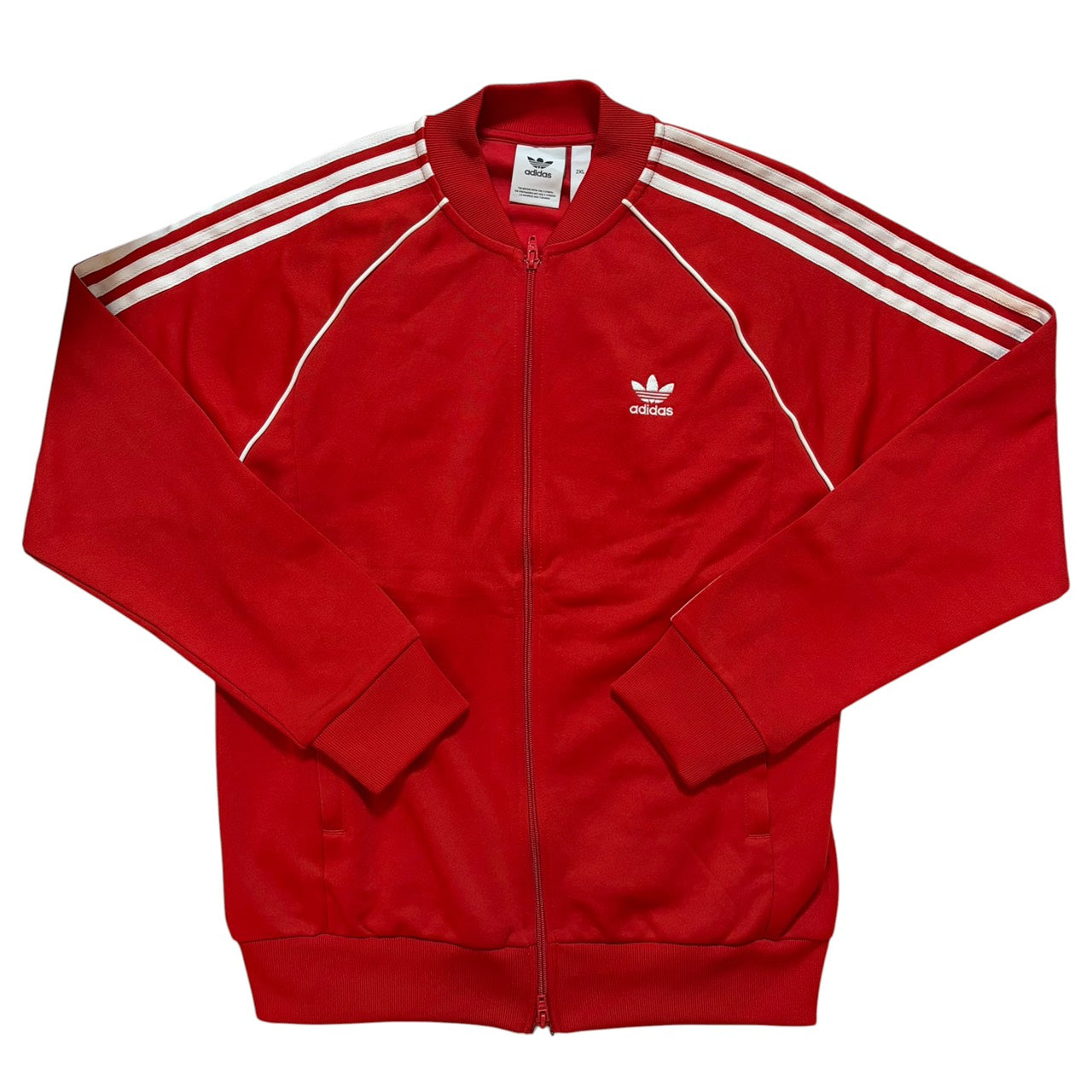 adidas アディダス スーパースター トラックジャケット ジャージ レッド 2XL