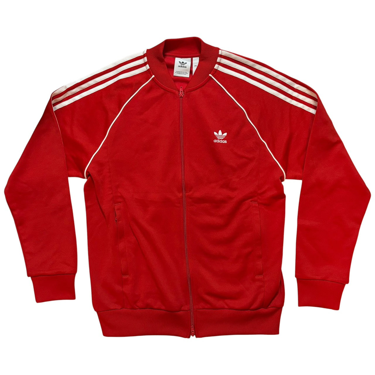 adidas アディダス スーパースター トラックジャケット ジャージ レッド 2XL