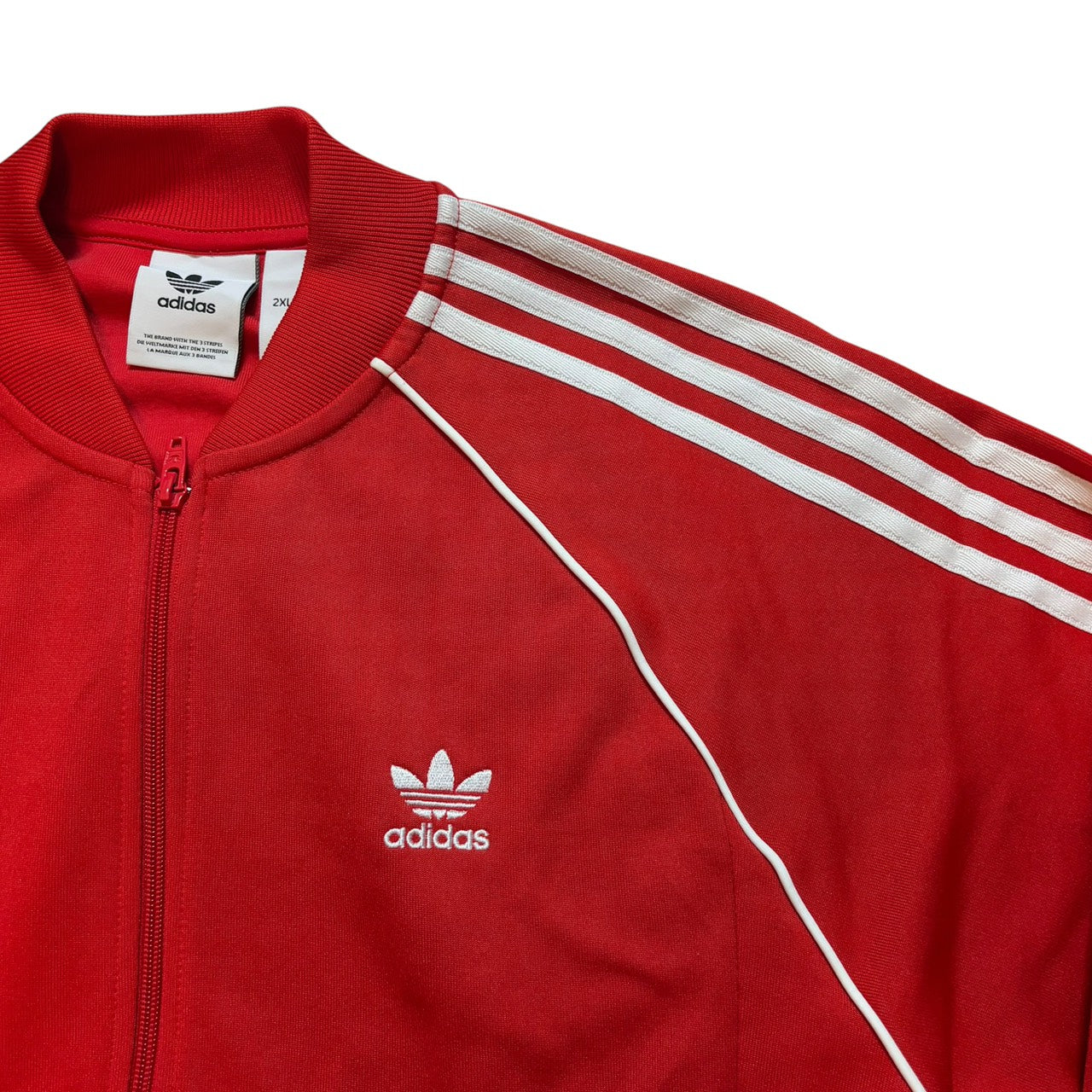 adidas アディダス スーパースター トラックジャケット ジャージ レッド 2XL
