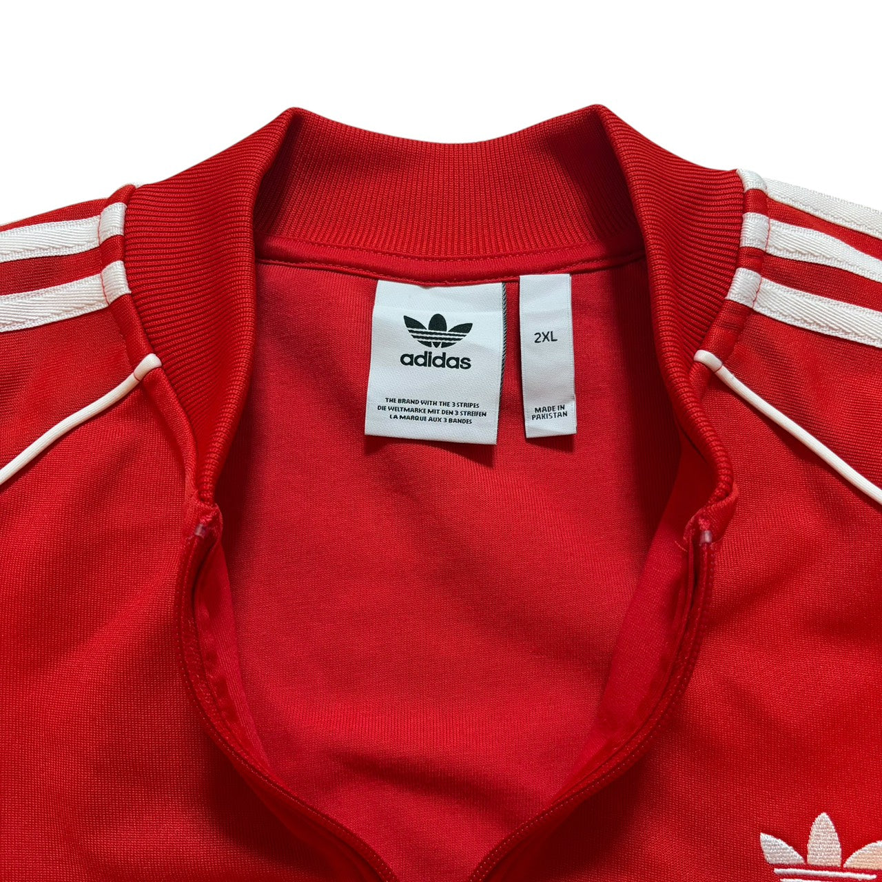 adidas アディダス スーパースター トラックジャケット ジャージ レッド 2XL