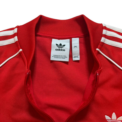 adidas アディダス スーパースター トラックジャケット ジャージ レッド 2XL