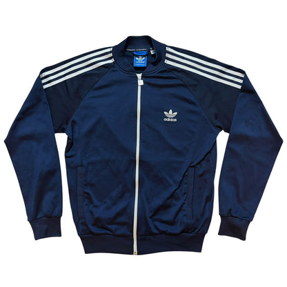 adidas アディダス スーパースター トラックジャケット ジャージ ネイビー L