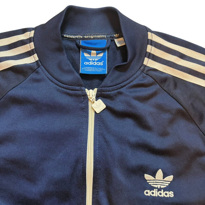 adidas アディダス スーパースター トラックジャケット ジャージ ネイビー L