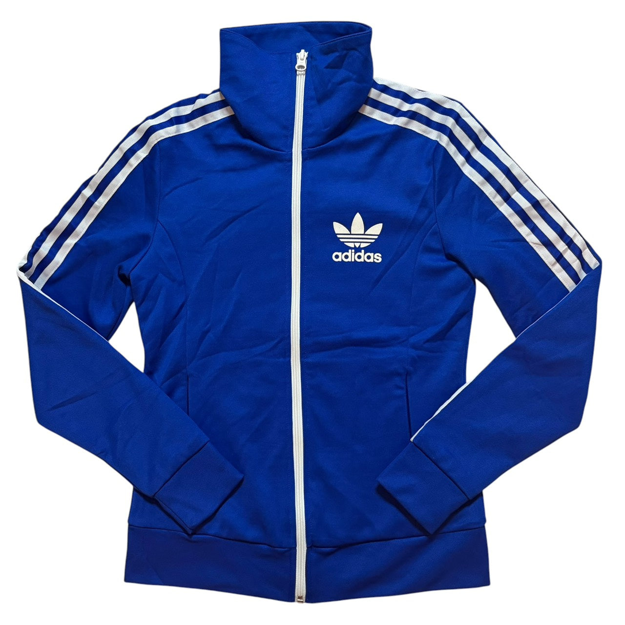 adidas アディダス トラックジャケット ジャージ ブルー S