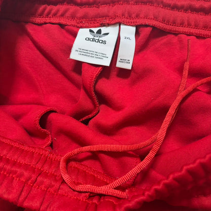 adidas アディダス トラックパンツ ジョガーパンツ レッド 2XL