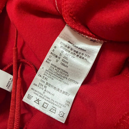 adidas アディダス トラックパンツ ジョガーパンツ レッド 2XL