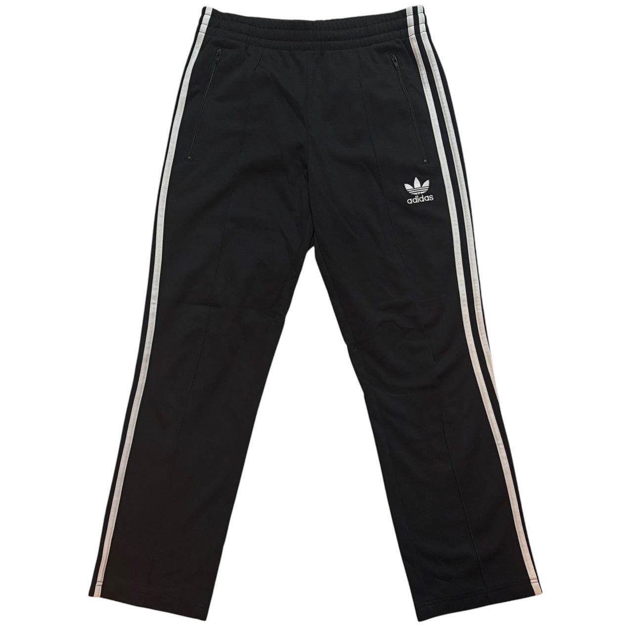adidas アディダス トラックパンツ ジャージ トレフォイルロゴ ブラック M