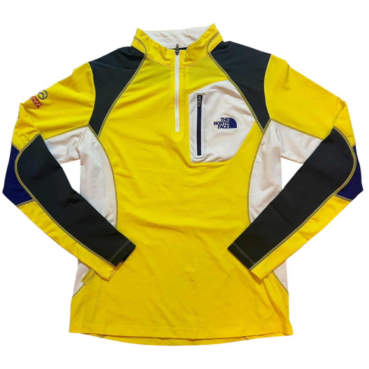 THE NORTH FACE ノースフェイス サミット ハーフジップ 黄黒 XS