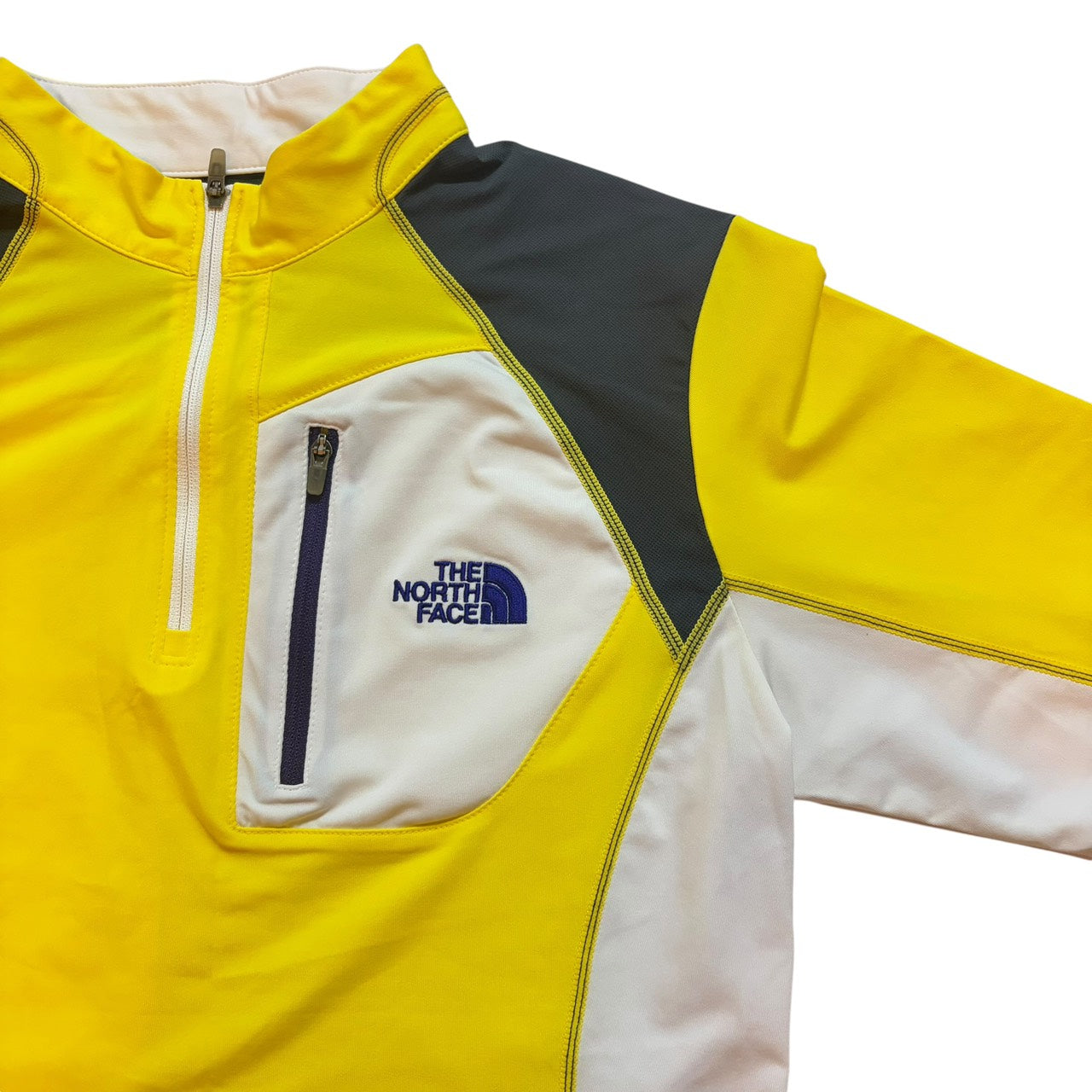 THE NORTH FACE ノースフェイス サミット ハーフジップ 黄黒 XS