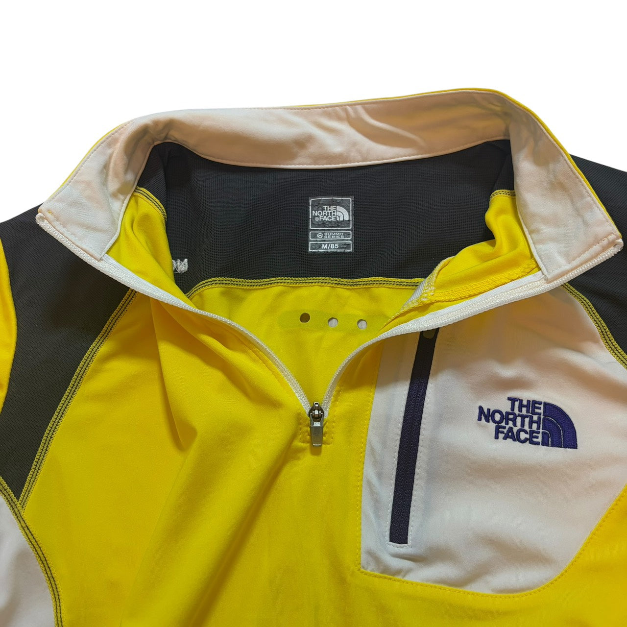 THE NORTH FACE ノースフェイス サミット ハーフジップ 黄黒 XS