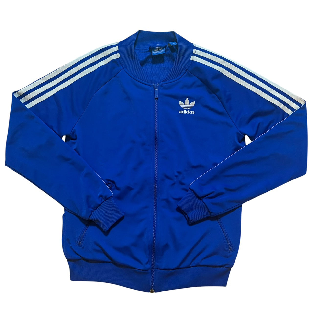 adidas アディダス トラックジャケット ジャージ ブルー  XS