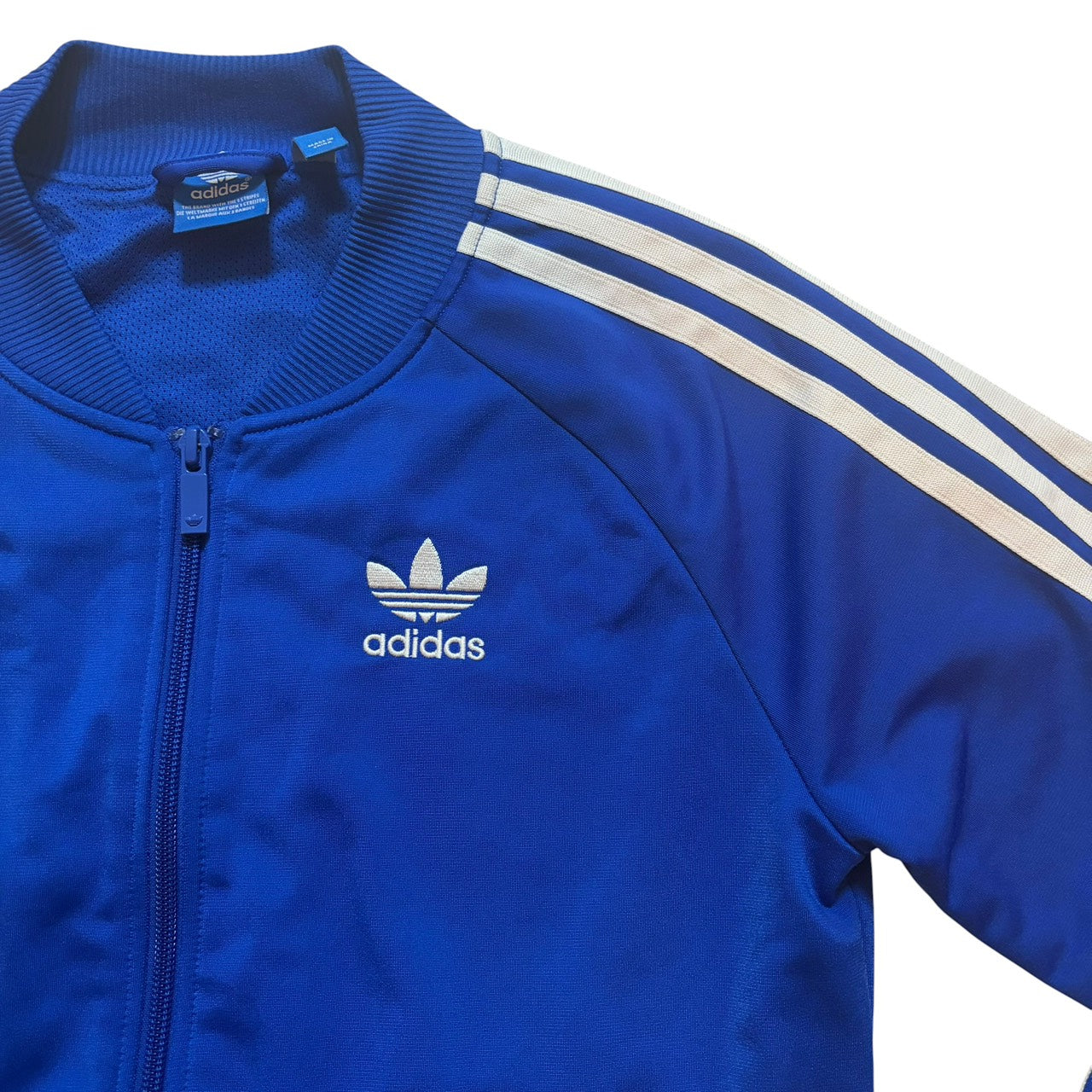 adidas アディダス トラックジャケット ジャージ ブルー  XS