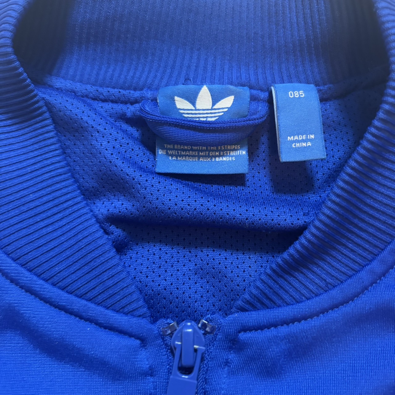 adidas アディダス トラックジャケット ジャージ ブルー  XS